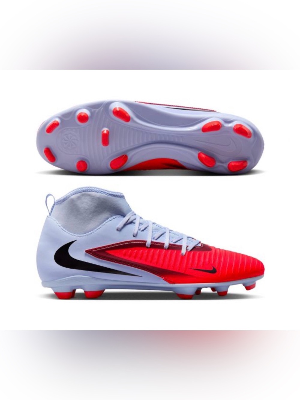 NIke Phantom 6 High Club FG Soccer Cleats mens size 9.5 used